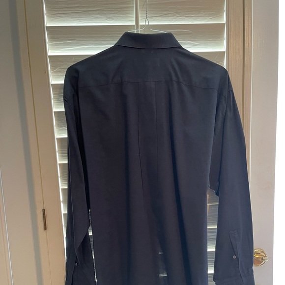 Perry Ellis gray button up size 17.5 - Picture 3 of 3